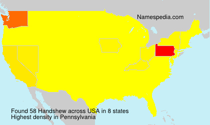 Surname Handshew in USA Surname Handshew in USA