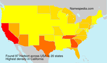 Surname Harbort in USA