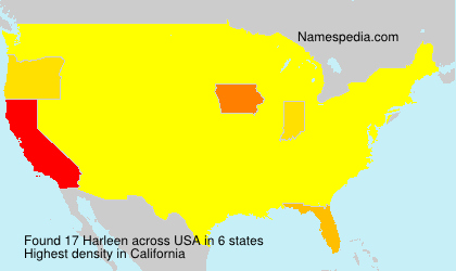 Surname Harleen in USA