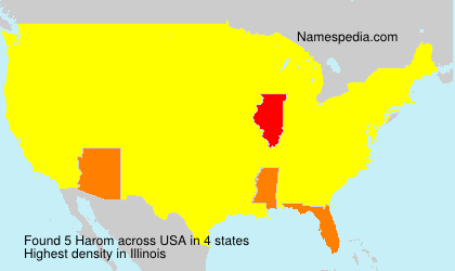 Surname Harom in USA