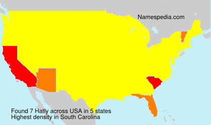 Surname Hatly in USA Surname Hatly in USA