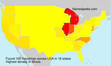 Surname Hazelman in USA