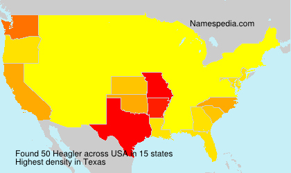 Surname Heagler in USA Surname Heagler in USA