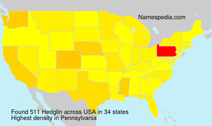 Surname Hedglin in USA Surname Hedglin in USA