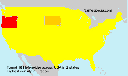 Surname Hefeneider in USA Surname Hefeneider in USA
