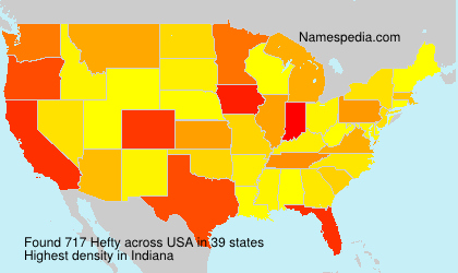 Surname Hefty in USA Surname Hefty in USA