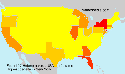 Surname Helane in USA Surname Helane in USA