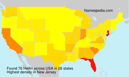 Surname Helfin in USA