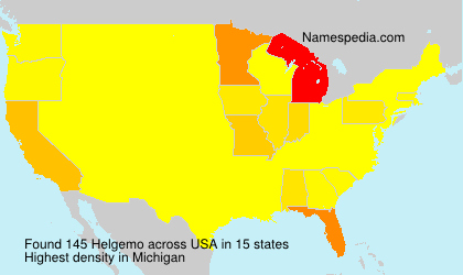 Surname Helgemo in USA