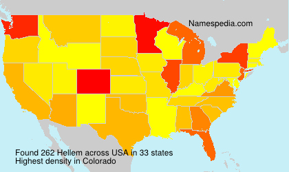 Surname Hellem in USA