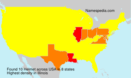 Surname Helmet in USA