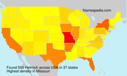 Surname Helmich in USA
