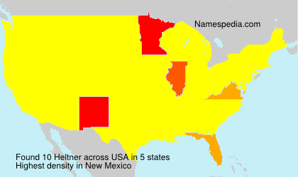 Surname Heltner in USA