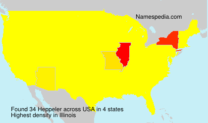 Surname Heppeler in USA