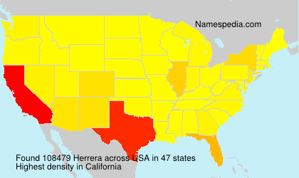 Surname Herrera in USA