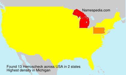 Surname Herroscheck in USA Surname Herroscheck in USA