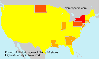 Surname Historic in USA
