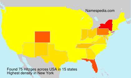 Surname Hitzges in USA