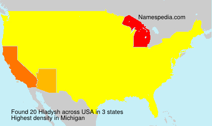 Surname Hladysh in USA