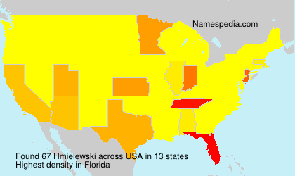 Surname Hmielewski in USA