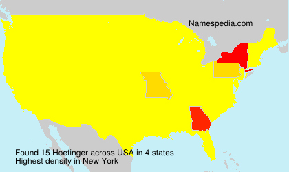 Surname Hoefinger in USA Surname Hoefinger in USA