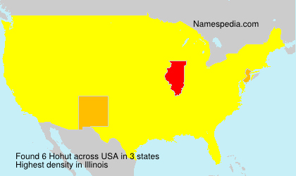 Surname Hohut in USA