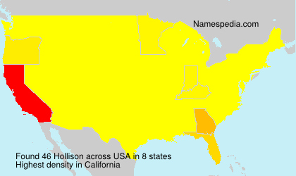 Surname Hollison in USA Surname Hollison in USA