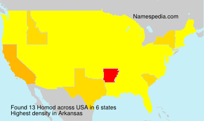 Surname Homod in USA Surname Homod in USA