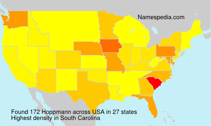 Surname Hoppmann in USA