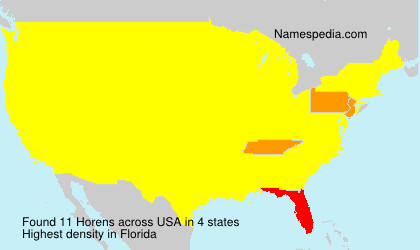 Surname Horens in USA Surname Horens in USA