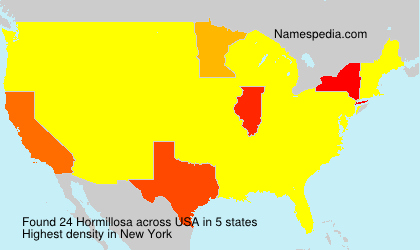 Surname Hormillosa in USA