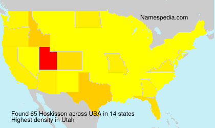 Surname Hoskisson in USA