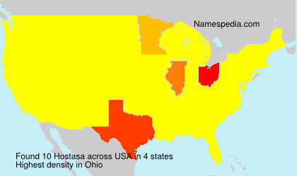 Surname Hostasa in USA