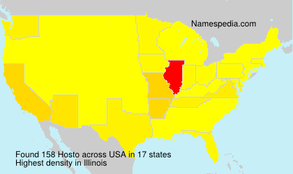 Surname Hosto in USA Surname Hosto in USA