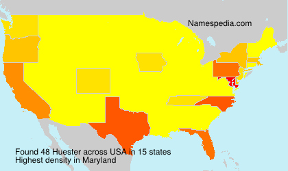 Surname Huester in USA Surname Huester in USA