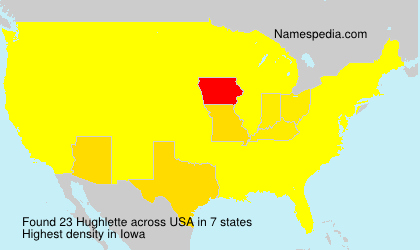 Surname Hughlette in USA Surname Hughlette in USA