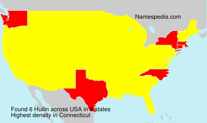 Surname Huilin in USA Surname Huilin in USA