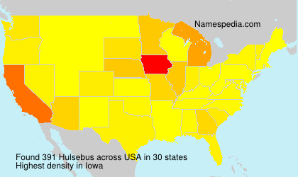 Surname Hulsebus in USA Surname Hulsebus in USA