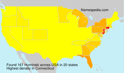 Surname Huminski in USA