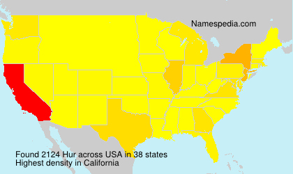 Surname Hur in USA