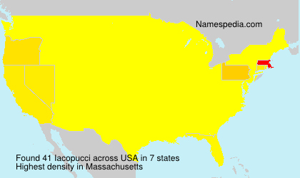 Surname Iacopucci in USA