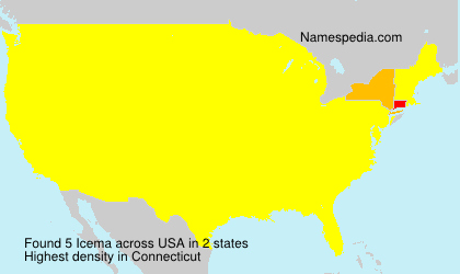 Surname Icema in USA