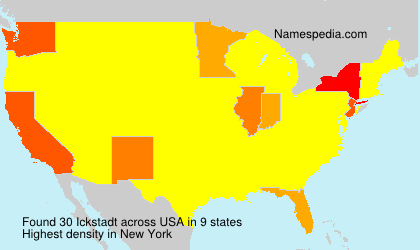 Surname Ickstadt in USA