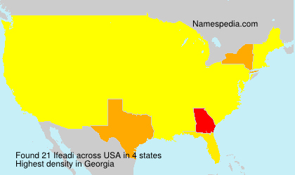 Surname Ifeadi in USA