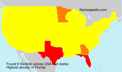 Surname Ikediobi in USA