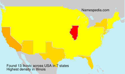 Surname Ikovic in USA