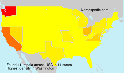 Surname Impala in USA