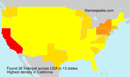 Surname Inderpal in USA