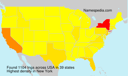 Surname Inga in USA