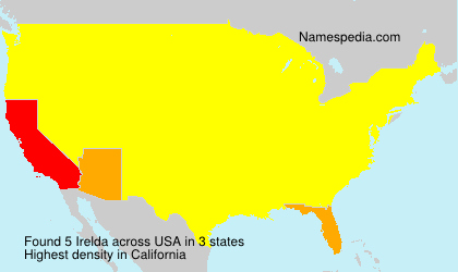 Surname Irelda in USA Surname Irelda in USA